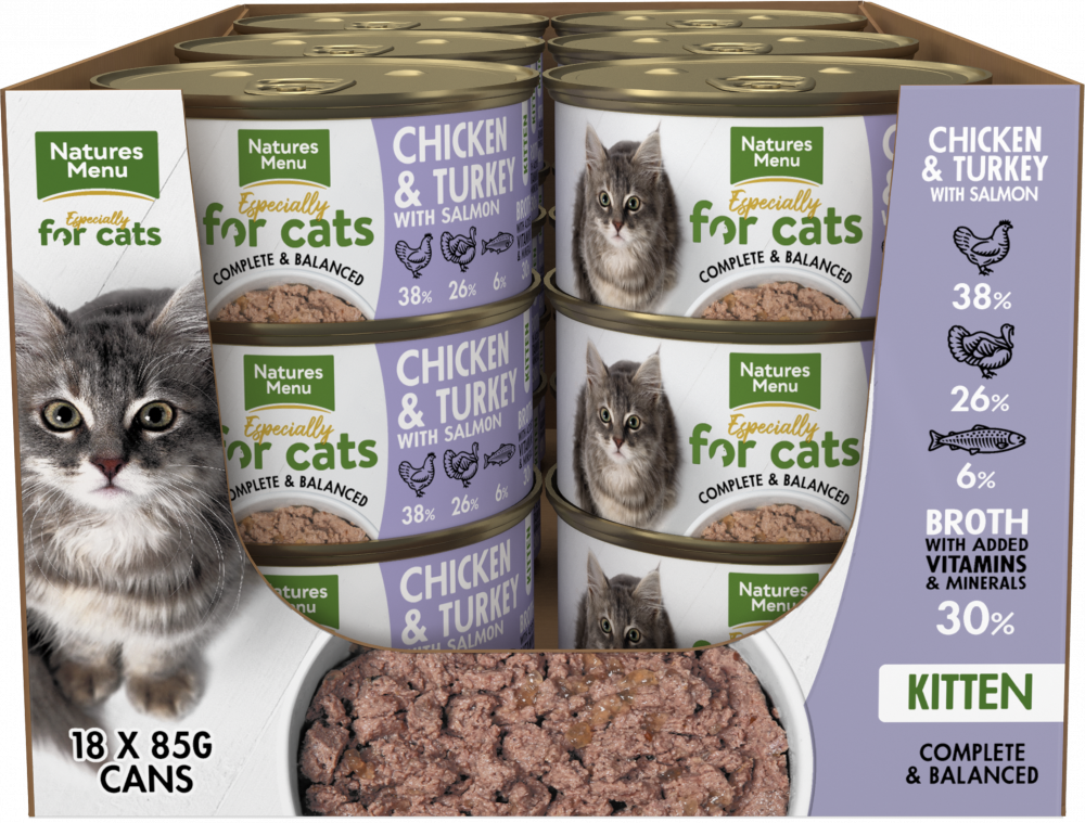 Chicken & Turkey with Salmon for Kittens - Image 2