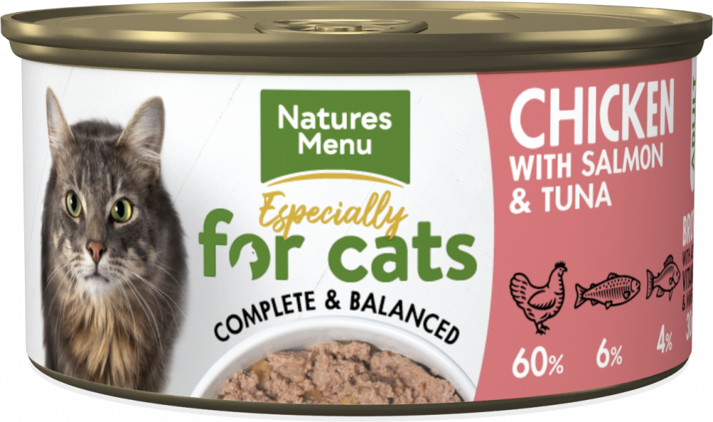 Chicken with Salmon & Tuna