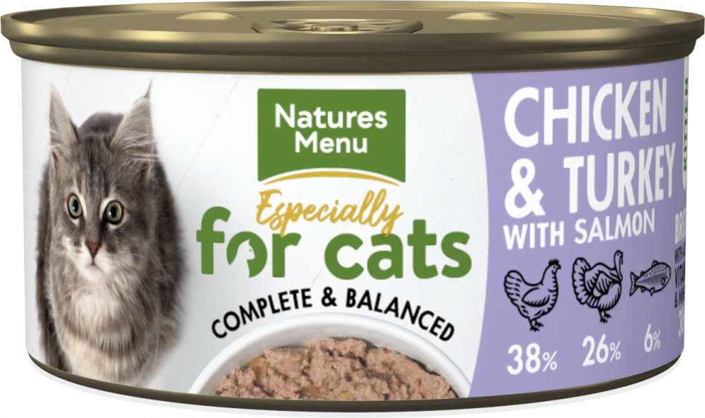 Chicken & Turkey with Salmon for Kittens